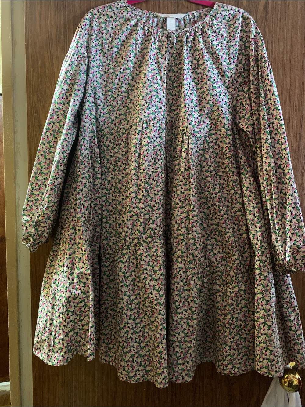 Floral A-Line Women’s Dress with beautiful colors which compliment one another